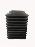 Element Fitness Aerobic Step Risers (10 Pack) - Black Exercise Step Platforms - Great for Step Aerobics