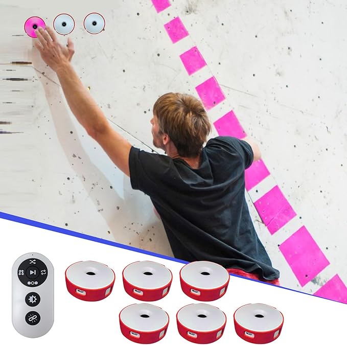 6 Pcs Reaction Training Lights, Agile Reaction Training Lamp Set, Quick Response Training Lights, Improves Reaction Time & Agility for Athletes, Trainers, Physical Therapists