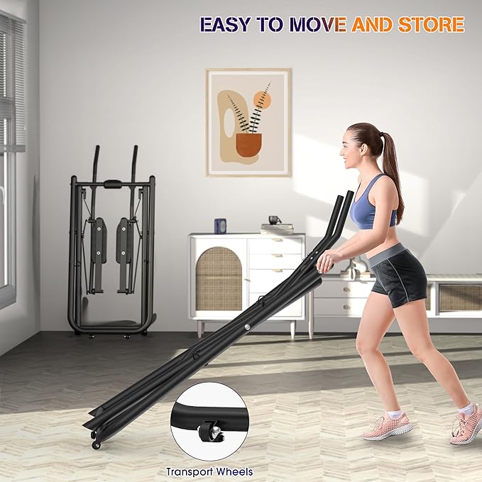 Air Walk Elliptical Glider Machine,Ellipse Machine for Home Cross-Training Arm/Leg Cardio Workout Equipment,Fully Assembled Low-Impact Design for Home Gym,600LBS Loading Capacity-New Version