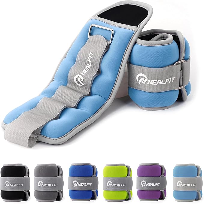 Ankle Weights for Men Women Kids, Leg Arm Wrist Weights with Adjustable Strap for Running, Gymnastics, Aerobics,Gym, Fitness