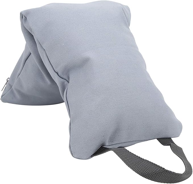 Thin Arm Yoga Sandbag, Fitness Freeweight Training Bag for Leg Slimming and Weightlifting, Adjustable Fill Canvas Workout Bag with Zipper and Handles for Home Gym Use