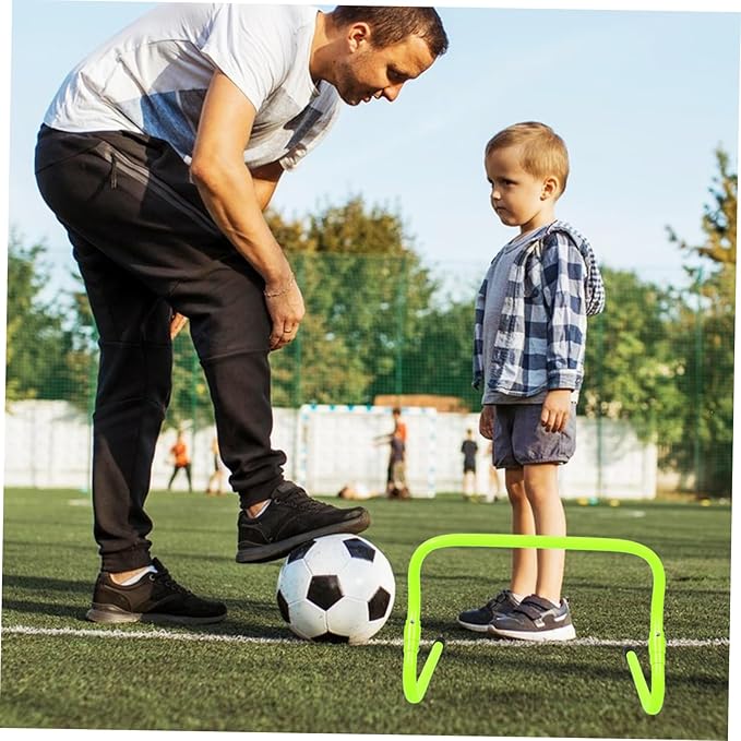 Professional Training Hurdles Adjustable PVC Agility Hurdle for Boys and Girls Football Training Wear-Resistant Speed for Developing Footwork and Agility Skills