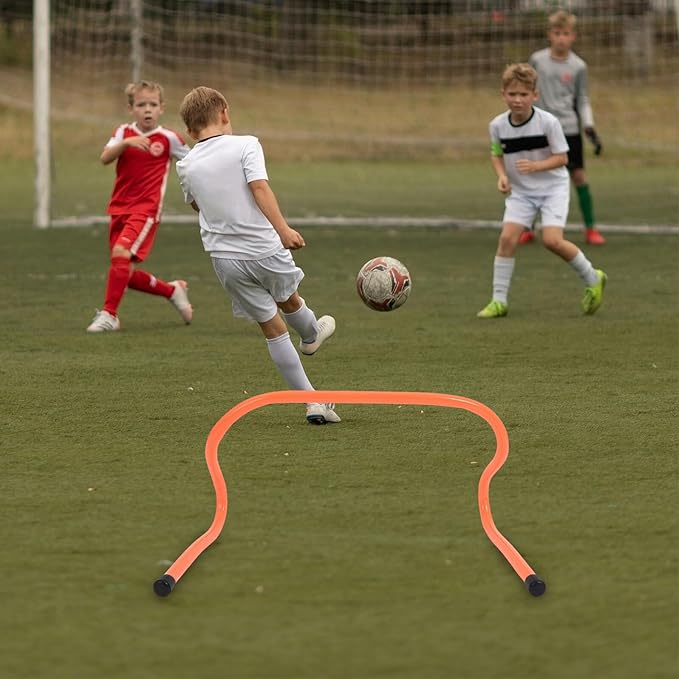 SUPVOX 2pcs Plastic Agility Speed Hurdles 23cm for Soccer Football Training Equipment Youth Athletic Practice