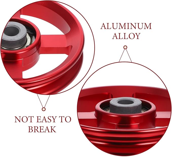 Metal Fitness Pulley Wheel Aluminum Alloy Strength Training Accessory for Home Gym Pulling Down Exercise Equipment Attachment