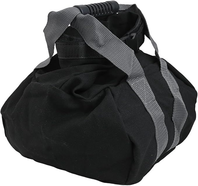 Adjustable Sandbag with Handle for Fitness and Home Training, Kettlebell Alternative Weight Training Bag in Long Lasting Canvas, Strength and Yoga Workout Equipment