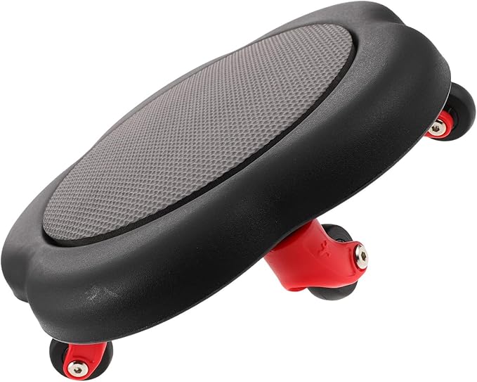 FRCOLOR Five-wheel Ab Roller Wheel with Flower-shaped Sliding Discs, Core Workout Abdominal Exercise Machine for Home Fitness, Black Abdominal Trainer Equipment for Strength and Toning