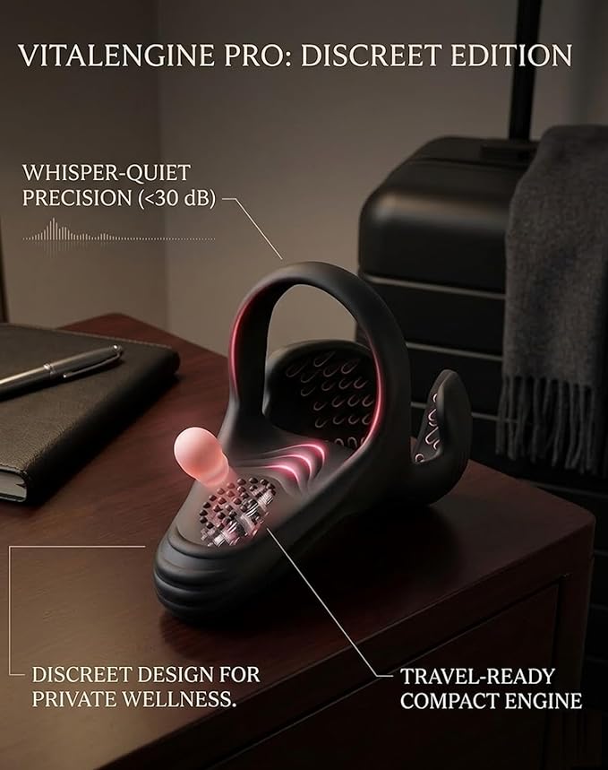 Vital Engine Pro for Men Massager - VitalEngine Pro 5-in-1 At-Home Trainer with Wave Therapy & 10 Modes, Waterproof Male Pelvic Floor Trainer for Restoring Vitality