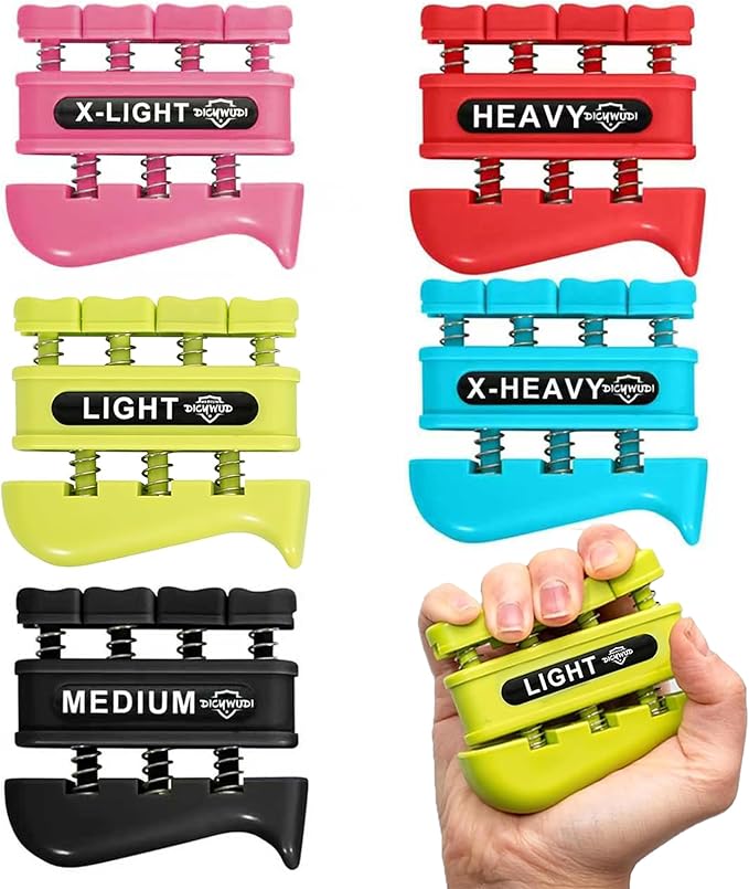 Grip Strength Trainer, Finger Strength Trainer for Grip Strength Training for Fingers, Wrists, and Hands for Home, Office, Gym, Climbing, Athletes, Musicians, and Therapy