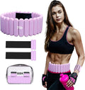 Silicone Adjustable Weighted Belt for Women & Men – DIY Weighted Walking & Exercise Belt with Removable Weights – Gym, Strength Training, Yoga, Hiking – Free Weight Adjustment for Wrist & Ankle