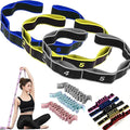 Fitness Resistance Bands with Handles, Numbered Resistance Bands for Glutes, Fitness Resistance Band for Stretching and Yoga, Adjustable Band for Seniors