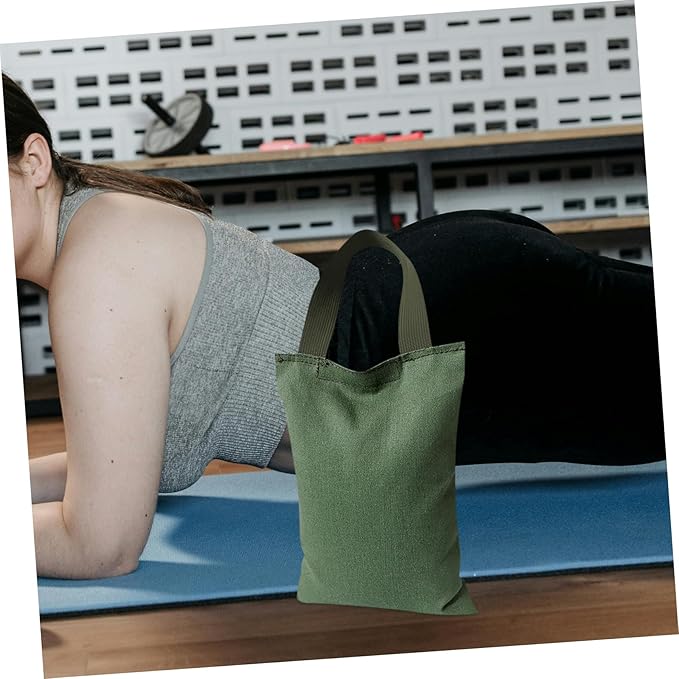 2Kg Canvas Sandbag with Handle Empty Weight Bag for Yoga Dance and Fitness Workouts Versatile Sandbag for Muscle Strengthening and Balance Enhancement