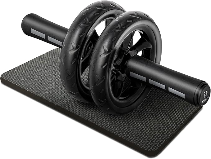 Ab Roller Wheel workout for Abdominal Core Strength training home gym fitness Equipment, Exercise Wheel for Men Women
