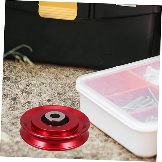 Portable Aluminum Gym Pulley Wheel Easy Installation Fitness Pulley Attachment for Cable Systems Smooth Operation for Weight Lifting and Strength Training Home Gym Equipment
