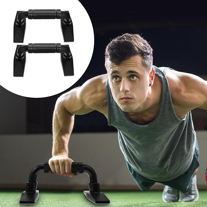 IMIKEYA 2pcs Push-up Stands Hand Grips Fitness Push-up Frames for Arm Strength Training Indoor Home Workout Equipment