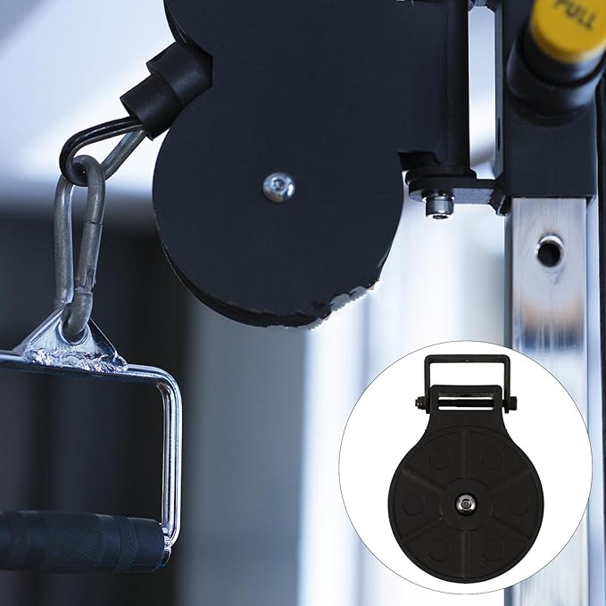 DECHOUS Gym Cable Pulley System Heavy Duty Pulley Block with Cable Attachment for Home Gym Strength Training Equipment for Arm and Muscle Workout
