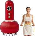 Lymphatic Drainage Massager & Anti Cellulite Massage Tool, Helps Reduce Stretch Marks & Cellulite, for Legs, Arms & Belly, Body Sculpting Machine with Microcurrent, Light, Heat & Vibration