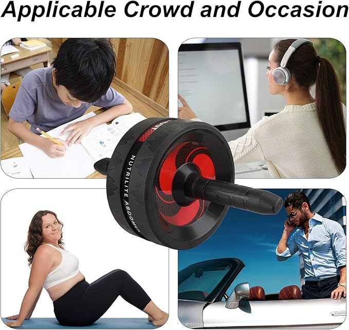 Abdominal Roller AB Roller Wheel Muscle Trainer for Arms Back Belly Central Body Shape Training Fitness Exercise Gym Accessory