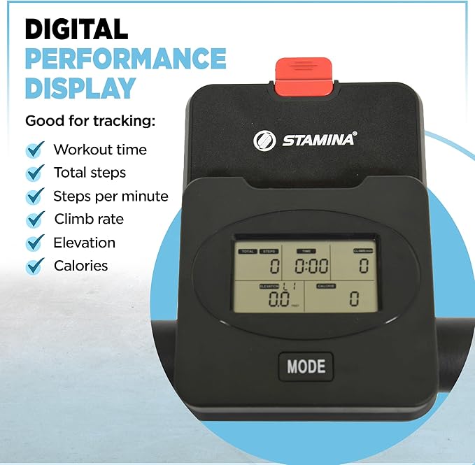 Stamina Climber, Compact Exercise Machine for Home Workout