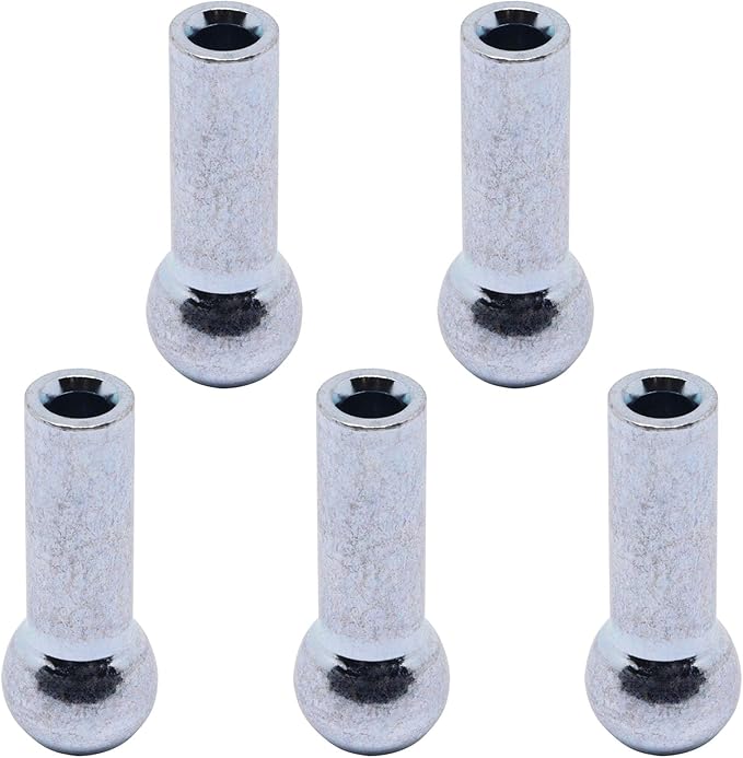 5PCS Cable Ball Stopper, Gym Exercise Machine Accessories for 6mm Cables Fitness Equipment Durable Wire Rope Port Joint Replacement Parts for Home Gym Machine