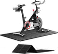 Mat for Exercise Bike Treadmill Walking Pad on Carpet 63x30,Compatible with Peloton, 1/4" Indoor Bike Trainer Mat for Hardwood Floors, Spin Stationary Bike, Equipment Stability, Noise Shock Absorption