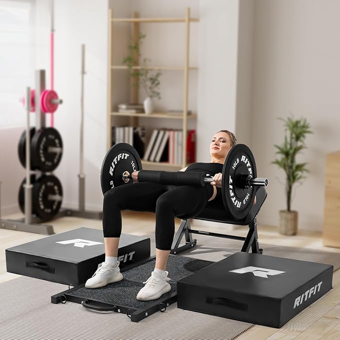 RITFIT Olympic Barbell 4ft/6ft - 2 Inch Weight Bar for Strength Training, Weightlifting, Squat, Deadlift, Bench Press, Curl, Overhead Press - 350lbs/500lbs Capacity