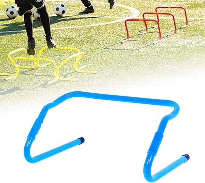 Agility Training Hurdles Improves Strength Practice Speed Endurance Speed and Agility Training Equipment for Obstacle Courses, Blue