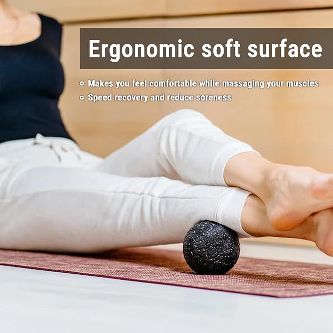 EPP Yoga Foam Release Ball, Deep Tissue Massage Ball, Muscle Trigger Point Tool Myofascial Release Balls for Stress Relief and Recovery (10CM Single Ball)