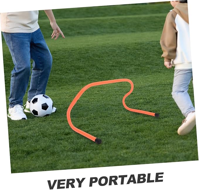 4pcs Agility Hurdles for Boys and Girls Wear-Resistant Training Equipment for Soccer Football and Athletics Speed Coordination and Core Strength Hurdles for Obstacle