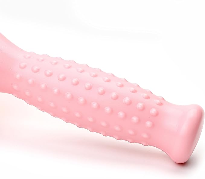 2PCS Handheld Spiky Massage Balls Rollers Compact and Portable Muscle Relaxation Tools with Handle-Deep Tissue for Pain Pressure Relief Whole Body Sensory Self Relax Massager Stick