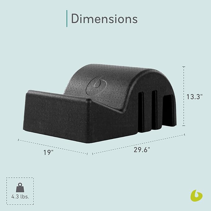 Balanced Body Clara Step Barrel Lite or Heavy, Pilates Barrel, Spine Corrector, Back Stretcher, Workout Equipment for Floor Exercise, Pilates Exercise Equipment for Home or Studio