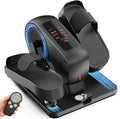 FUNMILY Under Desk Elliptical, Ultra-Quiet Elliptical Machine for Home, Upgraded Magnetic Control Leg Exerciser&12 Speeds Electric Elliptical for Seniors,100% Pre-Assembled Home Workout Equipment