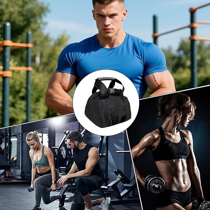 Kettlebell Sandbag, With Adjustable Weight Design, 25.5x25x17cm, Fitness Training Bag, Yoga Fitness Bag, Durability Sandbag With Handle, For Home Gym Yoga