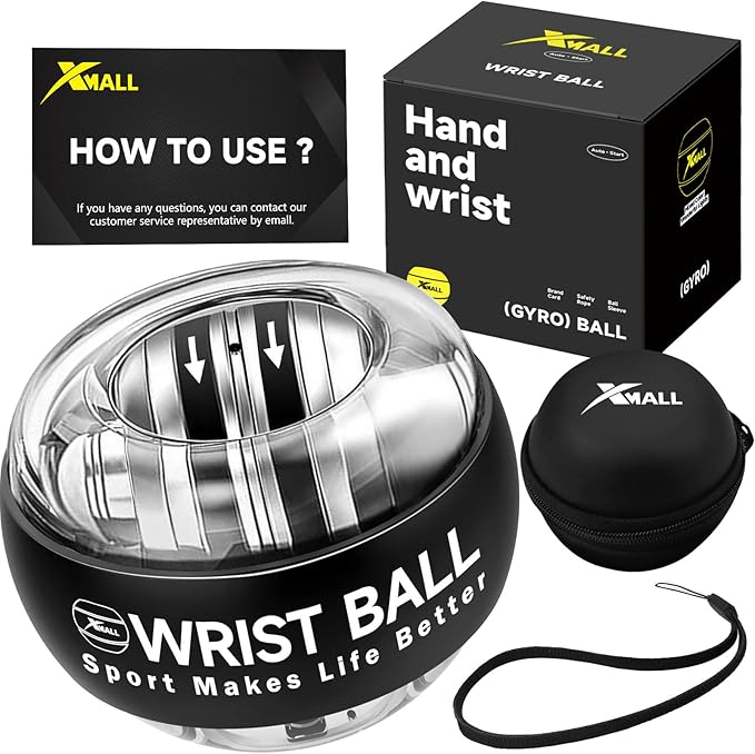 XMALL Wrist Ball,Used for Wrist Exercises,Strengthen Arms, Fingers, Grip and Muscles