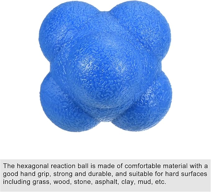PATIKIL Bounce Reaction Balls Coordination Training Ball, Agility Trainer TPR High Difficulty for Speed Reflex
