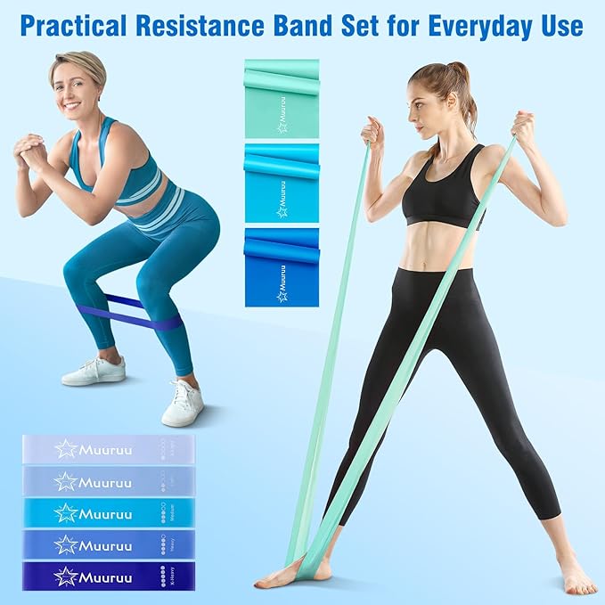 Pilates Equipment Kit for Home Workout, Pilates Ring and Ball Set for Women, 14'' Magic Circle Essentials Accessories Kit, Wrist Weights, Resistance Bands, Yoga Strap, Socks, Bag