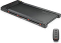 Sunny Health & Fitness Wi-Fi Smart Treadmill Walking Pad with Shock Absorption Cushioning, Home Fitness Cardio Equipment with SunnyFit App Access - Compact Foldable, Auto Incline, Under Desk Optional
