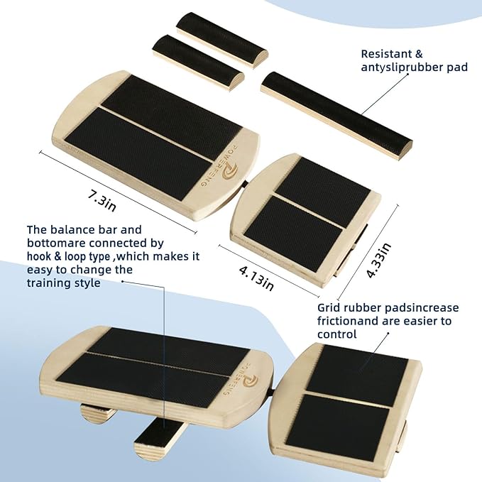 Ankle Balance Board Foot Strengthener: Foot Trainer Stretcher - Sprained Balance Board Plantar Fasciitis Relief