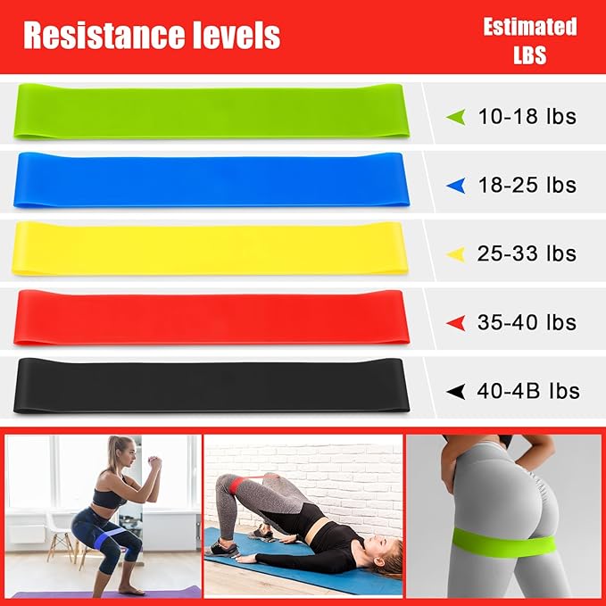 10 Pcs Home Pilates Ring Set for Women Yoga Equipment Accessories Pilates Ring Circle and Ball Workouts Gift Include Ball Yoga Circle Resistance Bands Block Straps Gym Bag