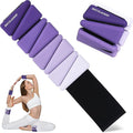 Ankle Weights for Women Wrist Weights Set of 2 (1 lb/2 lb Each) Adjustable Arm Leg Weight for Womens Men Suitable for Walking Swimming Running Pilates Yoga Gym