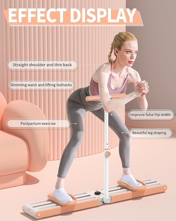 2-in-1 Fitness Ski Machine for Women | Pelvic Floor & Core Strengthener | Low-Impact Full Body Workout for Toning, Postpartum Recovery