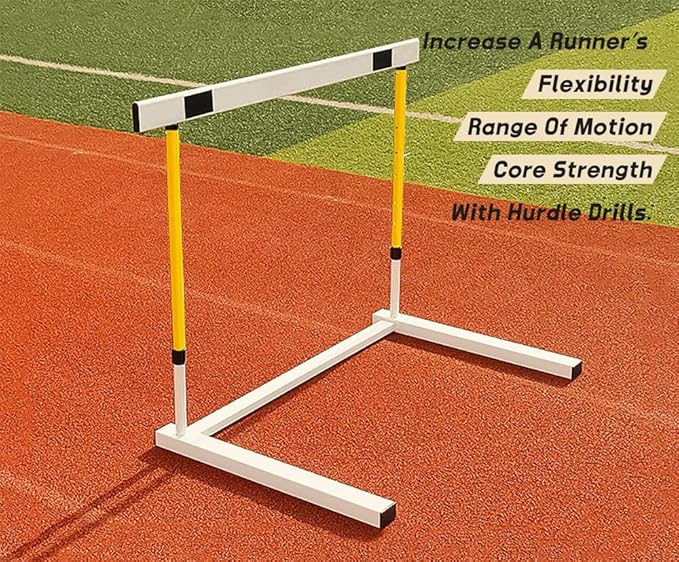 Adjustable Height Hurdle, Detachable Track and Field Equipment for Speed & Agility Training
