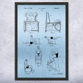 Pilates Chair Patent Framed Print (9x12) Pilates Gifts, Gym Art, Pilates Decor, Athlete Gifts, Garage Decor, Sports Gifts, Mom Gifts