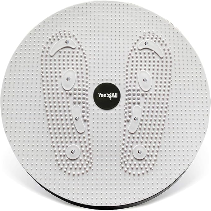 Yes4All Ab Twister Board, 15 inch XXL, Waist Twisting Disc,Twisting Stepper for Aerobic Exercise, Full Body Toning Workout, Noise-Free, 2pcs in a Box