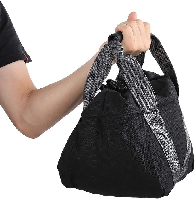 Topyond Weightlifting Sandbag Fitness Equipment Reinforced Webbing Workout Yoga Sandbag Comfortable Handle for Home Gym and Travel