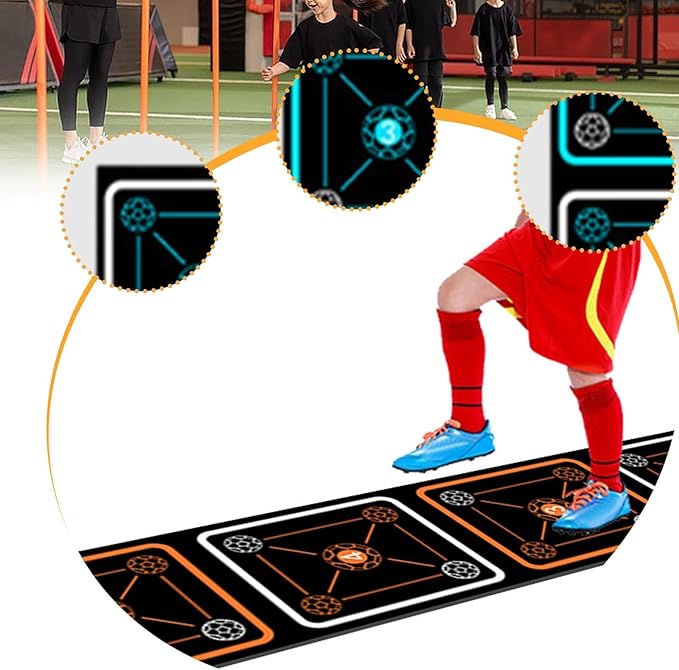 Yiju Agility Ladder Mat Training Equipment Anti Slip Rubber Base Speed Agility Training Ladder for Sports Football Workout Tennis