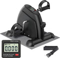 Mini Exercise Bike: Portable Under Desk Bike Pedal Exerciser Foot Cycle Arm & Leg Pedal Exerciser with LCD Screen Displays & Adjustable Resistance for Home/Office