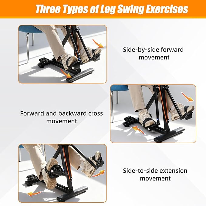 Arm and Leg Exercise Pedal Machine for Seniors, Seated Rehabilitation Bike for Physical Therapy, Elderly Stroke Recovery & Mobility Training Equipment