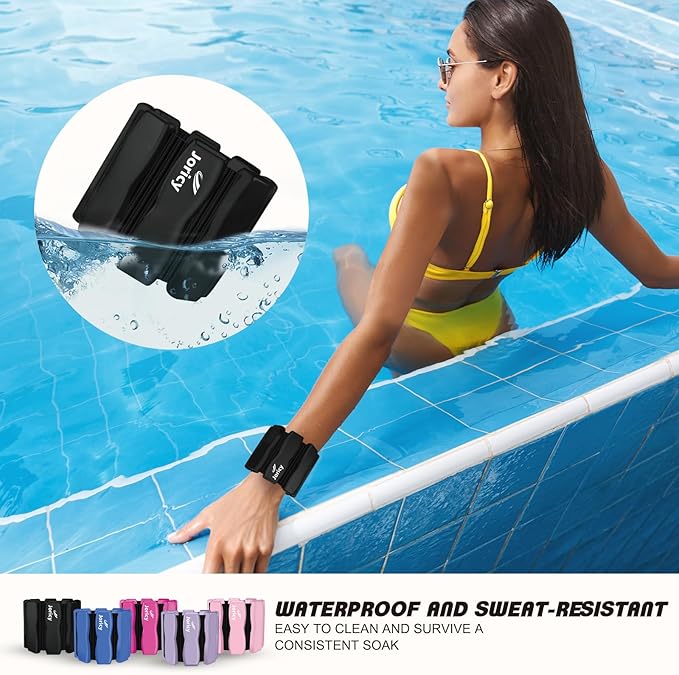 Wrist Ankle Weights for Women Men, Leg Arm Wrist Weights Bangles 1lb*2 1.5lb*2 2lb*2Wearable Weights Pilates Weighted Bracelet for Strength Training Walking Swimming Exercises Yoga Physical Therapy
