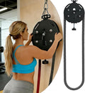 Endless Rope Trainer | Suspension Endless Rope Pulley System | Adjustable Resistance Trainer Machine | Closed-Loop Nylon Rope | Home Gym Infinity Rope for Interval Resistance Training