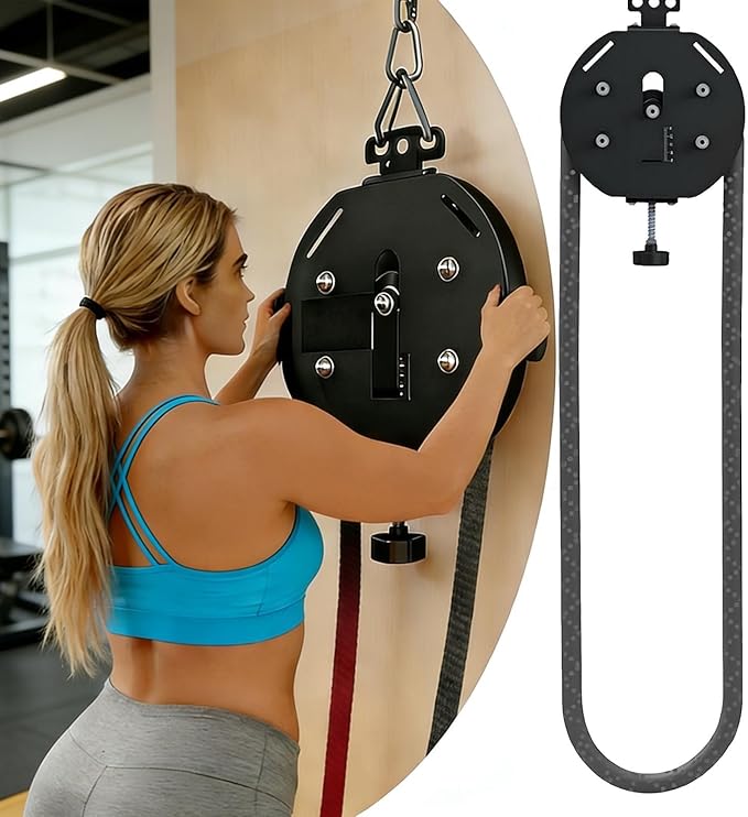 Endless Rope Trainer | Suspension Endless Rope Pulley System | Adjustable Resistance Trainer Machine | Closed-Loop Nylon Rope | Home Gym Infinity Rope for Interval Resistance Training